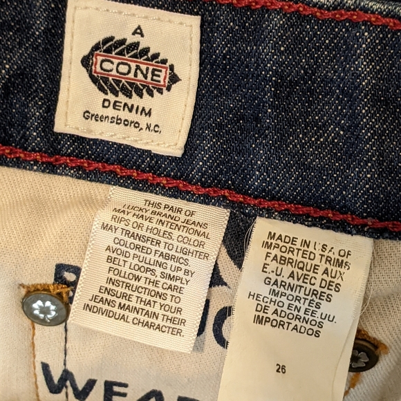 Lucky Brand Clover Edition Vintage High Rise Jeans, Size 26 - Picture 10 of 12